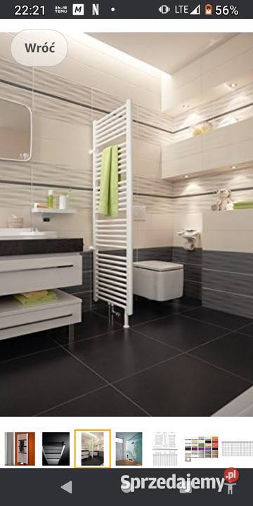 Grzejnik drabinka chromonikiel firmy Karmei Pietrowice Wielkie