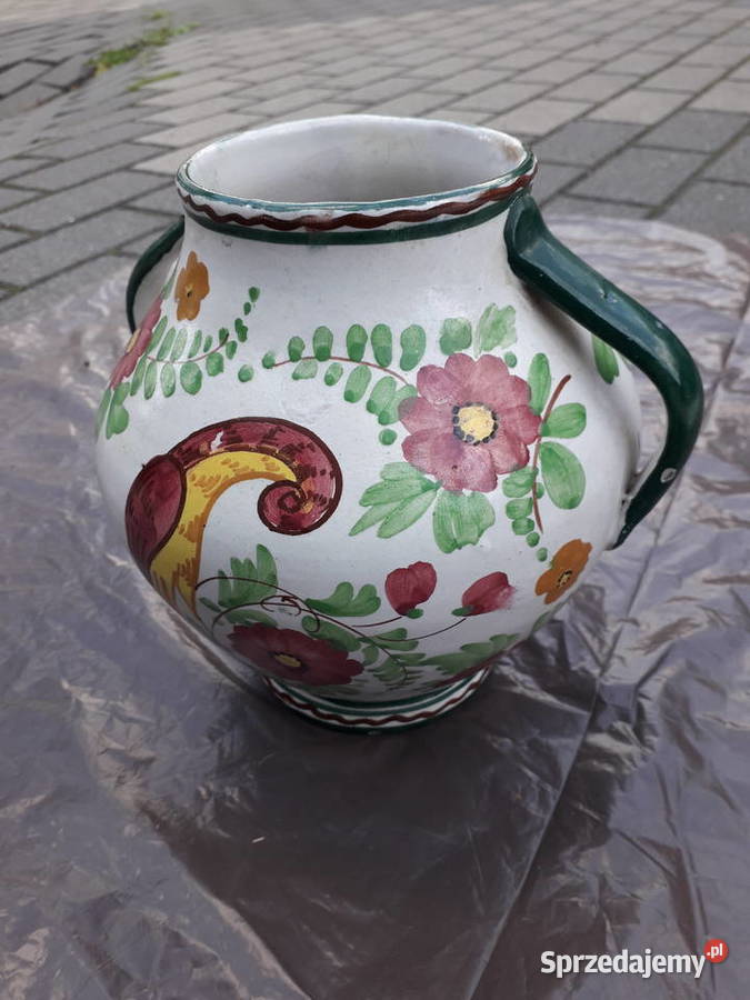 Dzbanek duży wazon klasyczny włoski hand painted Warszawa