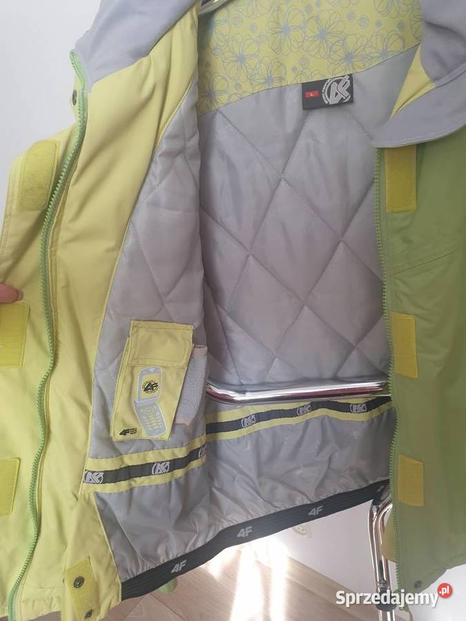 Kurtka sportowa miętowa 4 F Opal 3000 zielona ML