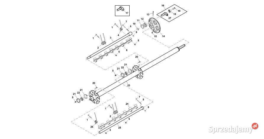 John Deere 960 Koło zębate łańcucha CC131462 Jastrzębniki sprzedam