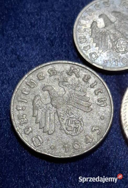 3 x monety III Rzesza 11050 Reichspfennig ŁADNE Wejherowo