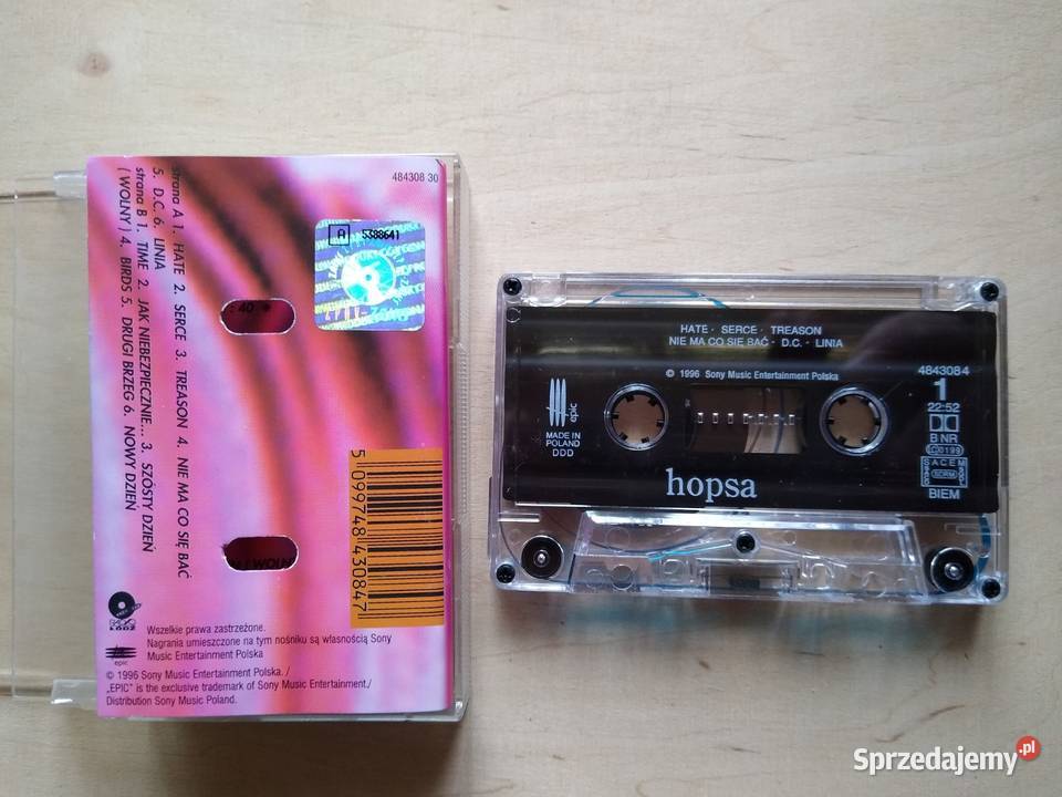 Hopsa kaseta magnetofonowa kaseta