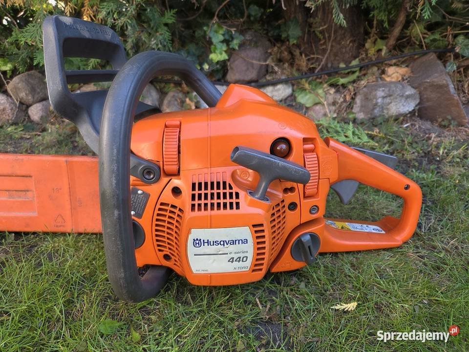 Piła husqvarna 440 moc 245 Uszkodzona Wysyłka łódzkie Łowicz sprzedam