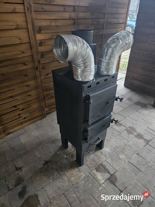 Piec nadmuchowy 16 kW Gruba blacha 8 mm Sprawny