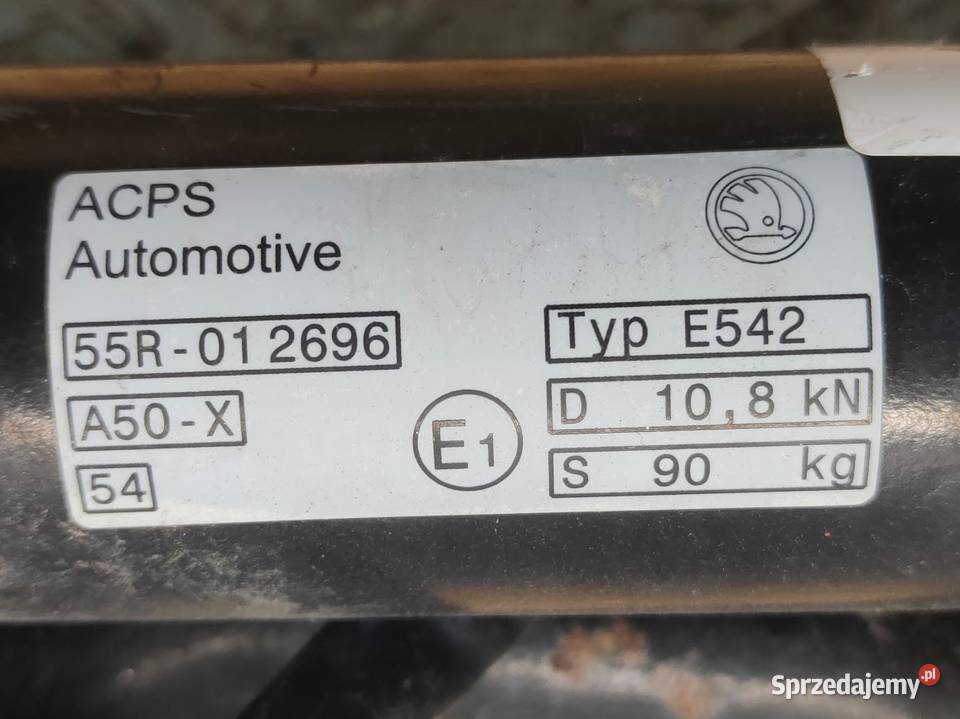 Hak Holowniczy Skoda Karoq 57A803880D Pleszew