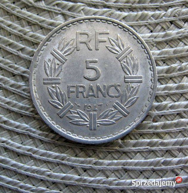 Francja 5 Frank 1947r