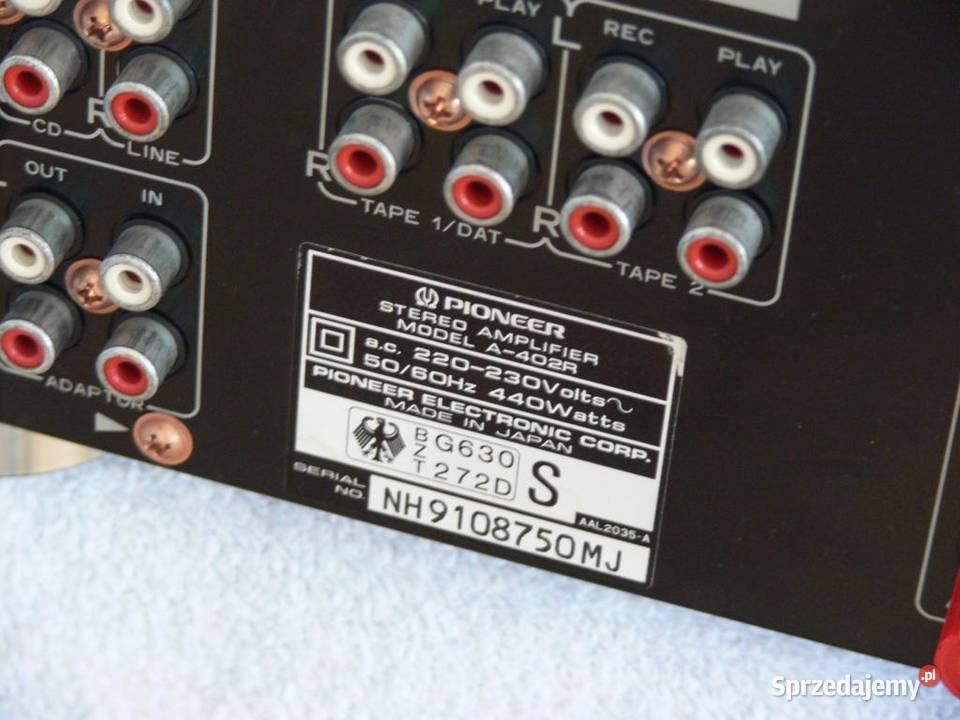 Wzmacniacz Pioneer A402R mocny 440 wat i sprawny