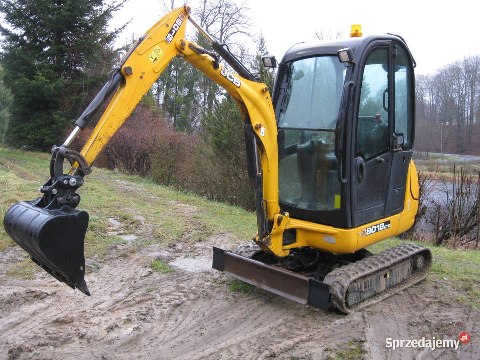 Minikoparka JCB 8018 z 2011r 8014 8016 CAT Rok produkcji 2011 Kołczygłowy