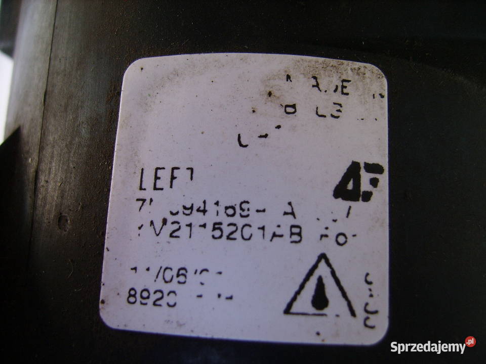 Halogen lewy prawy VW SHARAN FORD GALAXY SEAT Rok produkcji 2002 Radom sprzedam
