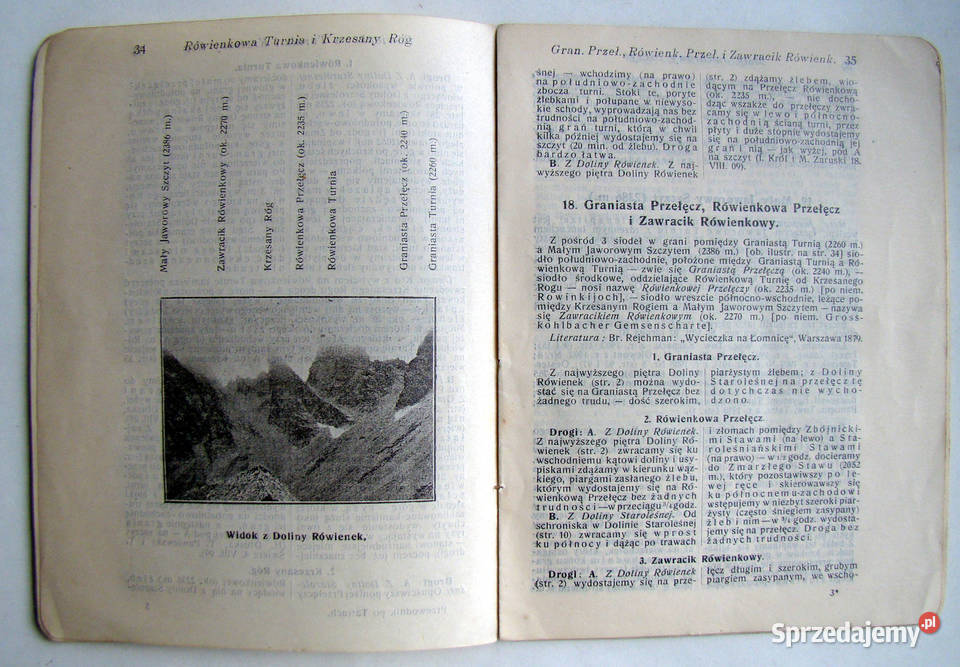 Przewodnik Tatrach cz IIV J Chmielowski Oryginał Limanowa