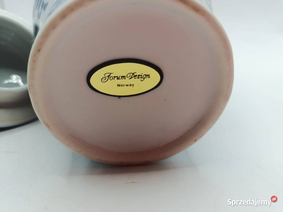 Mała urna wazon herbatnica porcelana Norwegia Zamość