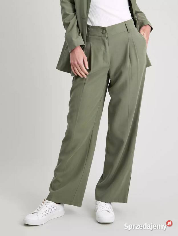 TU SPODNIE KHAKI Z SZEROKIMI NOGAWKAMI WIDE LEG Kalisz sprzedam