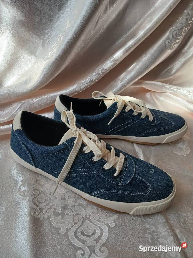 Jeansowe trampki sneakersy bonprix 42 buty tkanina