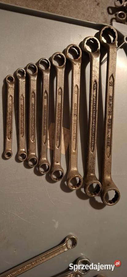 Klucze oczkowe odgięte Selected Special Steel Klucze Baranowo sprzedam