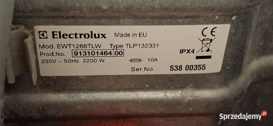 Moduł sterujący zasilający pralkę Electrolux Tychy