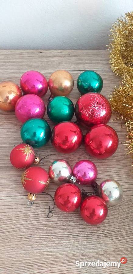 Ozdoby choinkowe prl Przedbórz