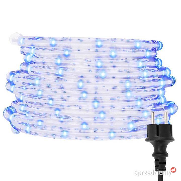 vidaXL Wąż świetlny 240 LED zimna biel 10 m