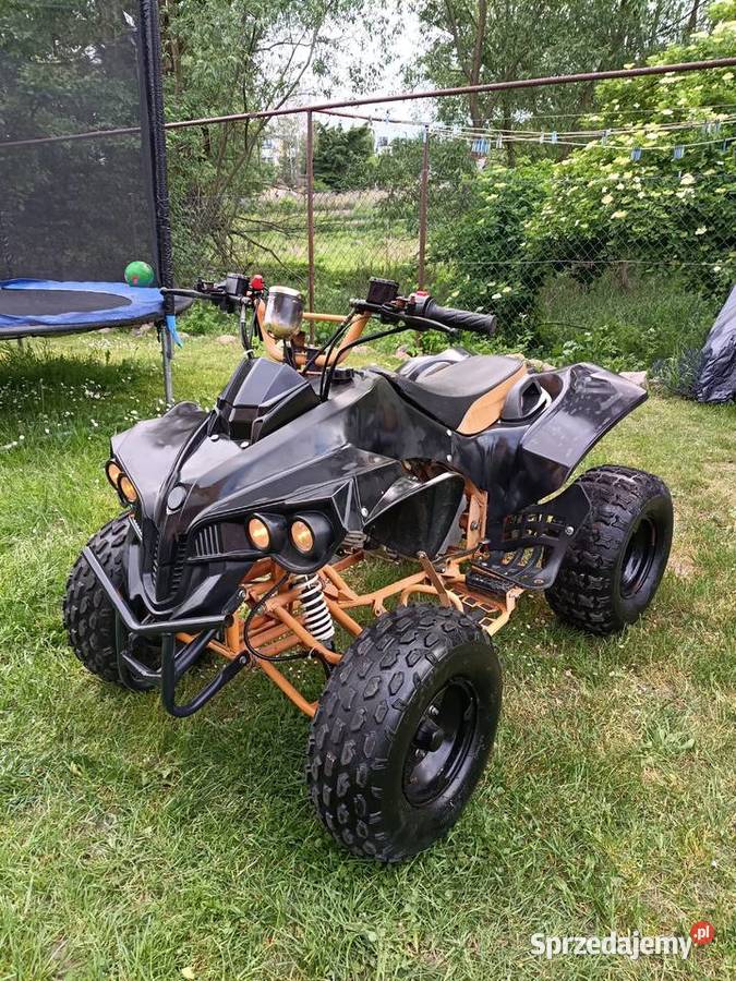 Quad 125 skrzynia 11 nowy akumulator nieuszkodzony Cyców