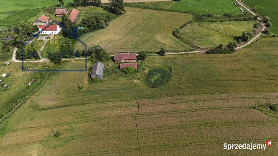 Działka rolna z zabudowaniami siedliskowymi polna Jankowo