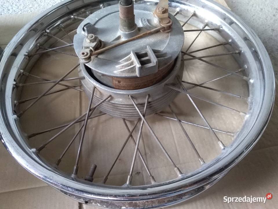 Jawa TS 350 nie CZ 350 koło z bębnem Części i akcesoria motocyklowe