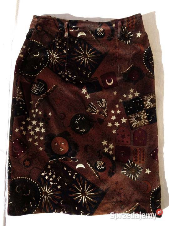 LAUREL spódnica ołówkowa aksamit 34 36 małopolskie Nowy Sącz