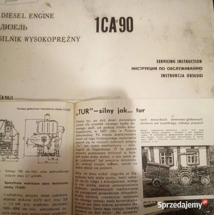 Sprzedam ciągnik Tur 10 D oryginał prawie C 330 Las