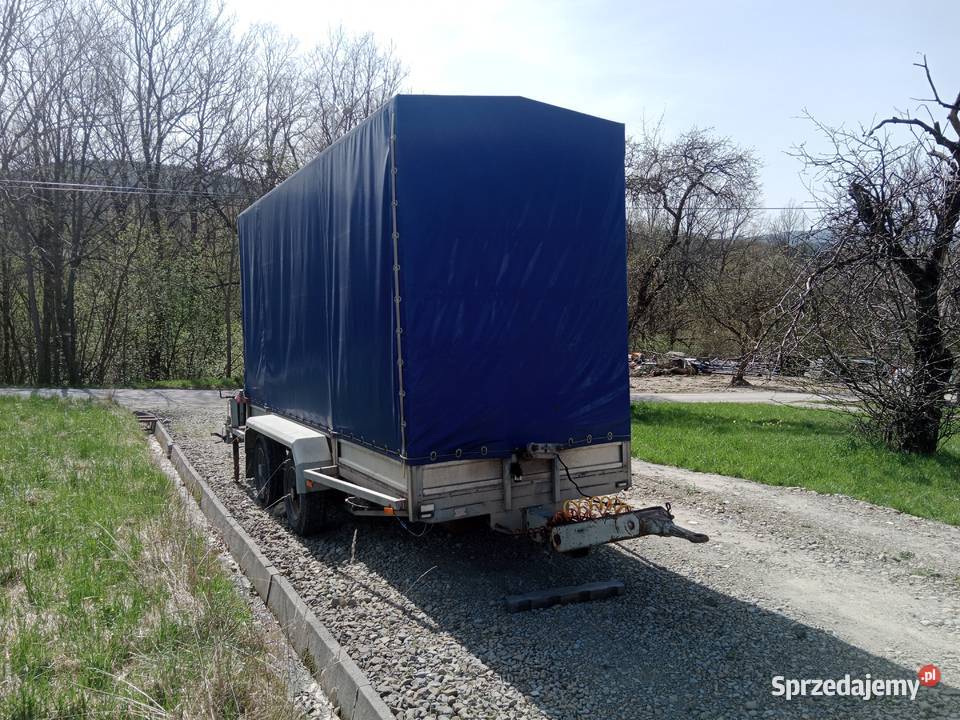 Przyczepa 2osiowa najazdowa SAM DMC 6500 burtowe Burtowe i plandeki małopolskie