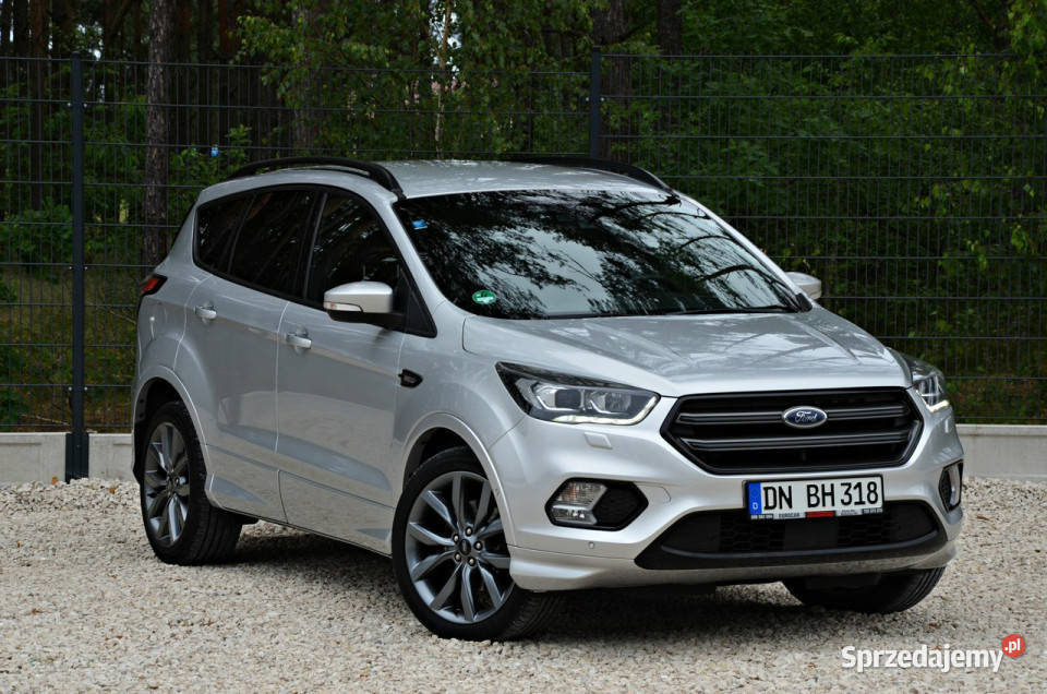 Ford Kuga 20 TDCI 150 ST Line Serwis Ideał II tempomat mazowieckie Ostrów Mazowiecka