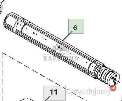 John Deere 8110 8210 8310 8410 Wał Wałek Skrzyni Jastrzębniki