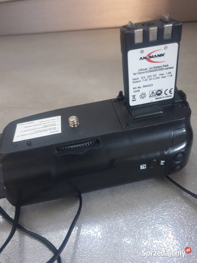 Canon d350 lustrzanka 3 baterie