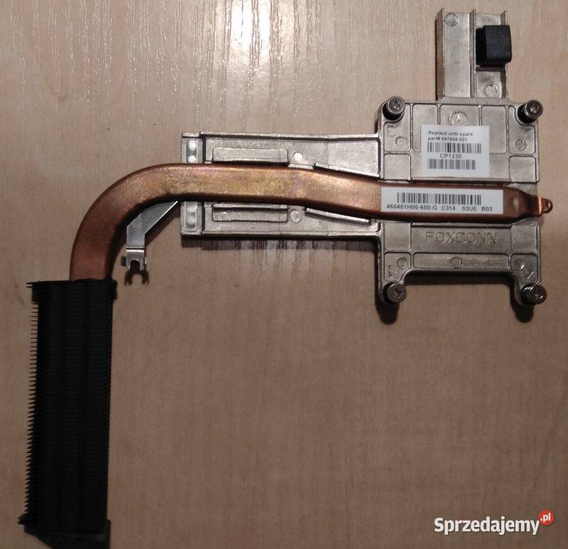 HP 8560P 8560W 6570B 6560B RADIATOR CHŁODZENIE Łódź