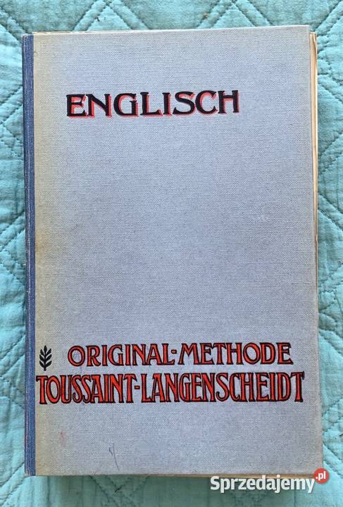 Książka ENGLISCH ORIGINAL METHODE TOUSSAINT Łódź