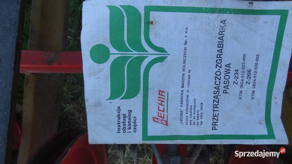 Przetrząsarka Taśmowa Lechia Z 266 Oryginał świętokrzyskie