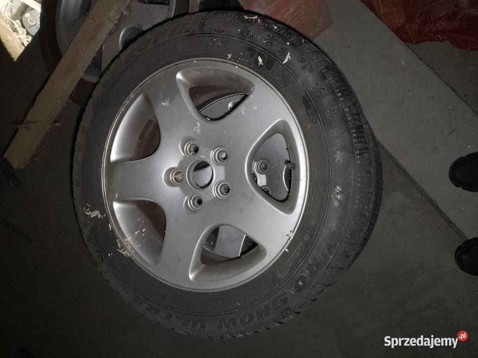 Sprzedam alufelgi 16r 5x112 z oponami zimowe Grybów