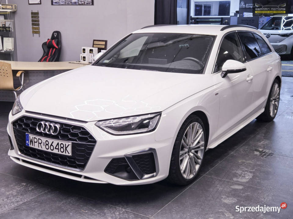 Audi A4 Avant SLINE Full LED ACC Virtual Kockpit kamera cofania Dębogórze