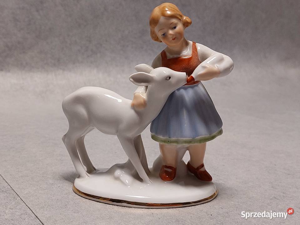 Gerlod TETTAU Porcelanowa Figura Dziewczynka z Gdańsk sprzedam
