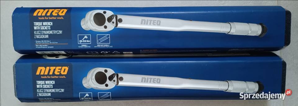 NITEO klucz dynamometryczny 12 z nasadkami do Narzędzia warsztatowe Ełk sprzedam