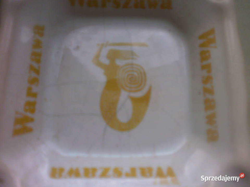 popielniczka ceramiczna Syrenka Warszawa Zielona Góra
