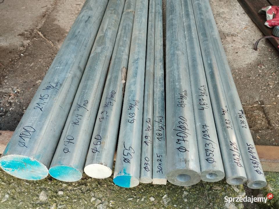 wałek rura tuleja aluminiowa 100 70 55 7030 4226 łódzkie sprzedam