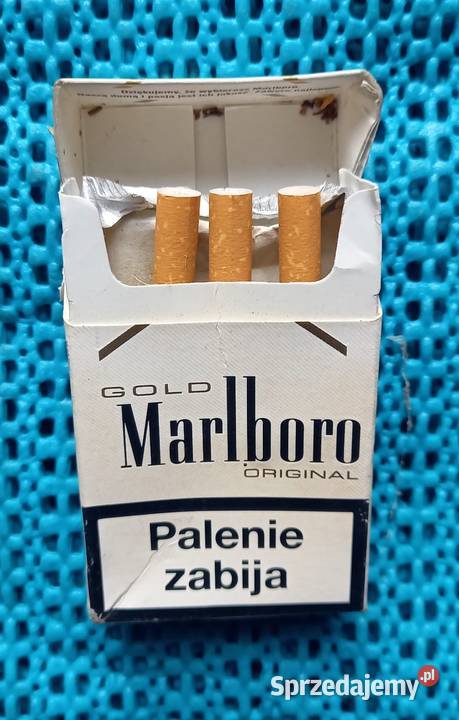 Paczka kolekcjonerska papierosów Marlboro Gold Małkinia Górna