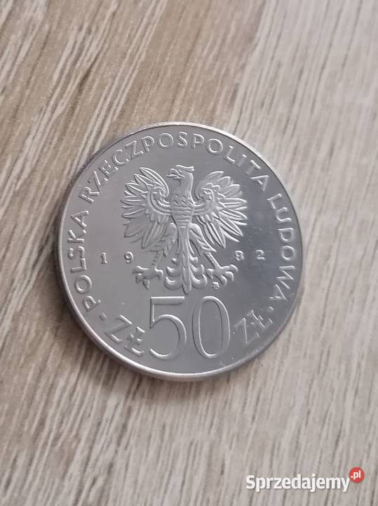 moneta 50 złotych 1982 Bolesław III Krzywousty Siedlce sprzedam