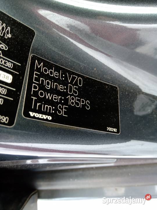 Volvo V70 III P3 08r 24d5 185 automat 45516 Zduńska Wola