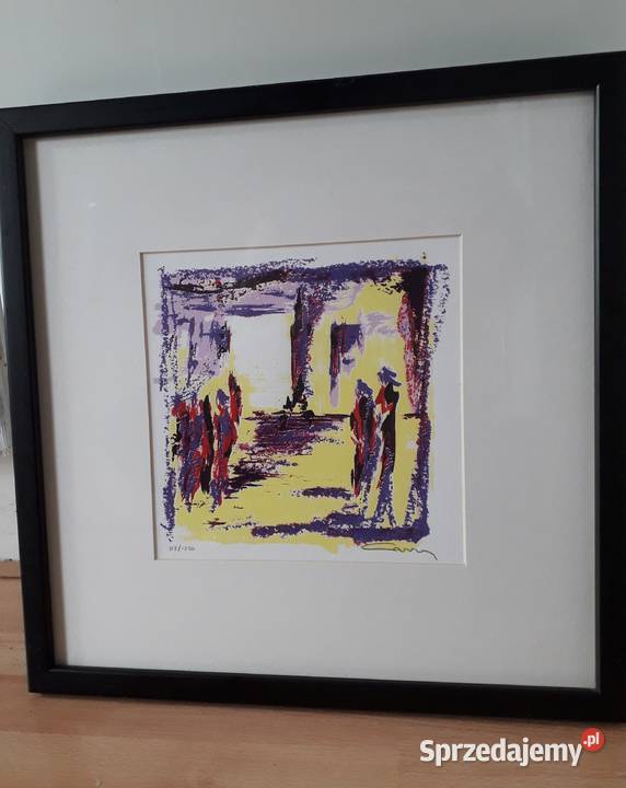 Obraz w nowoczesnym stylu wielokolorowy Koło