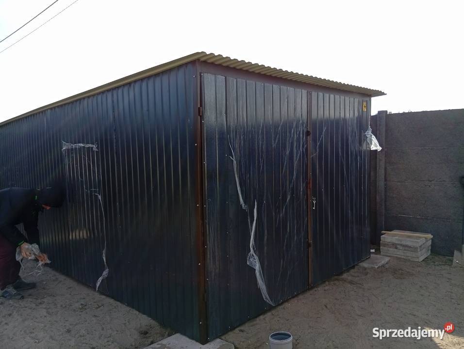 Garaże blaszane bramy garażowe skręcane Syców