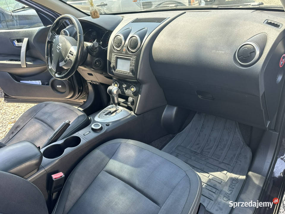 Nissan Qashqai2 20 140 benz lpg automat 4x4 lift bordowy Nissan Łodygowice
