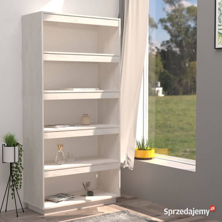 Regałprzegroda biały 80x35x167 lite drewno mazowieckie sprzedam