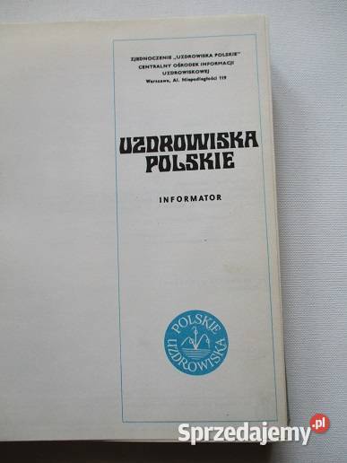 Uzdrowiska polskie Informator 1973 sanatoria Łódź sprzedam