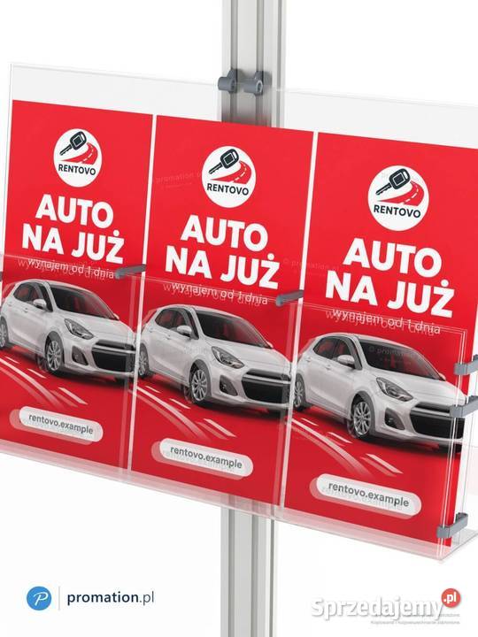 Stojaki na cennik A4 i A3 do warsztatu myjni Sklep