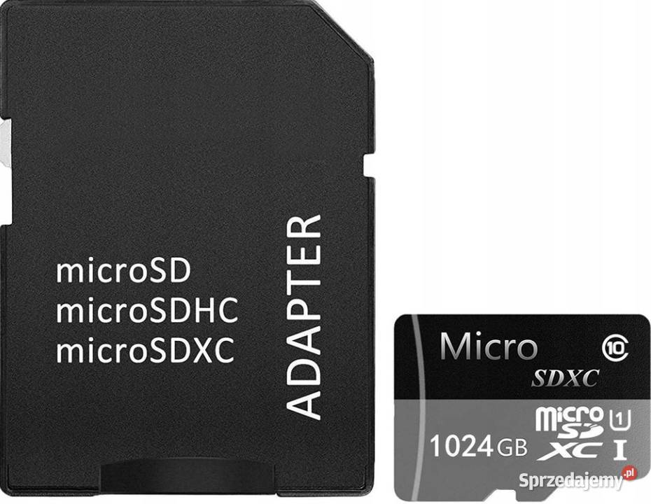 Karta pamięci Gentai microSD 1024GB adapter Wytrzyszczki