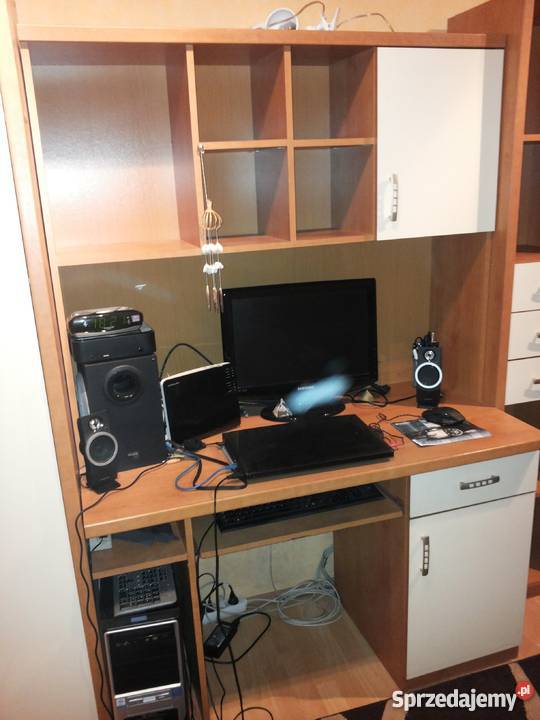 Meblościanka komplet stan idealny Szafy, regały, półki